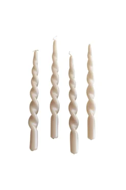 Specktrum The Pearl Candle Collection - Packed with 4 Pieces per box - Nude Pearl Fully Curled