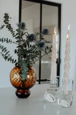 Specktrum The Pearl Candle Collection - Packed with 4 Pieces per box - Nude Pearl Fully Curled