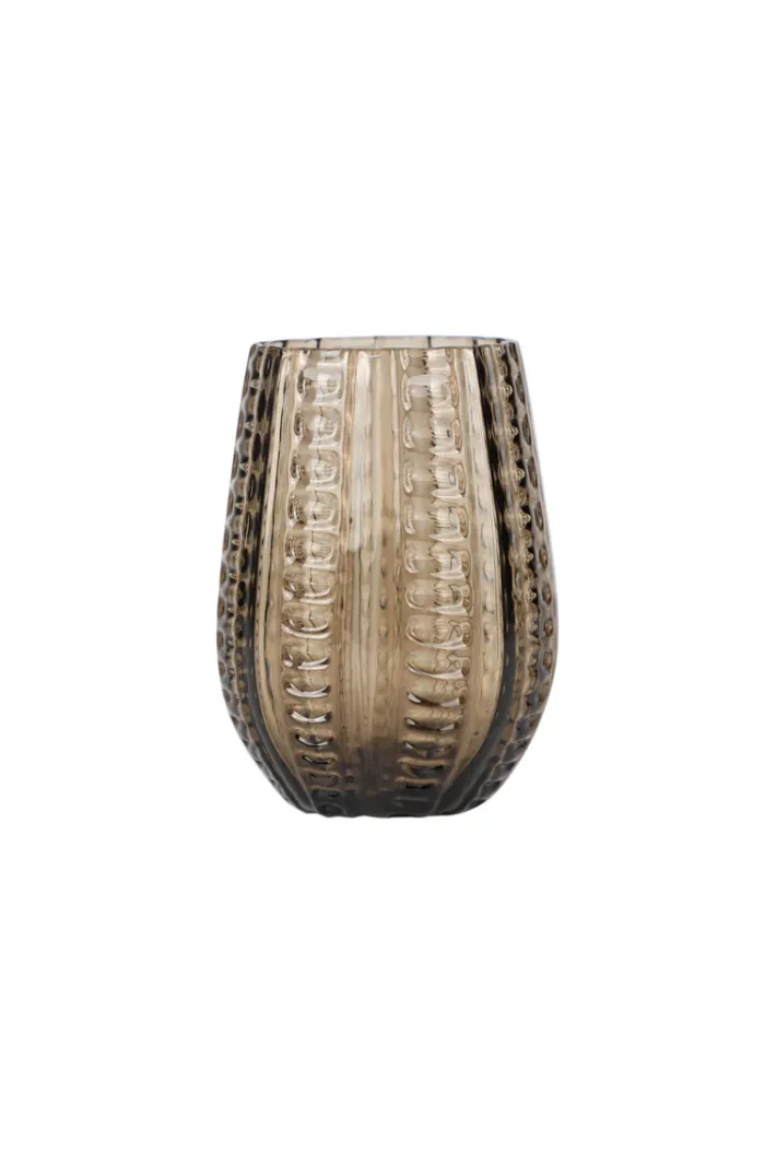 Specktrum Twisted Drinking Glass - Smoke