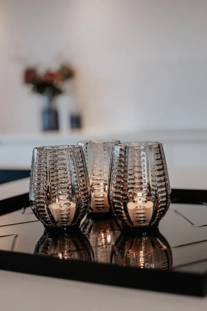 Specktrum Twisted Drinking Glass - Smoke